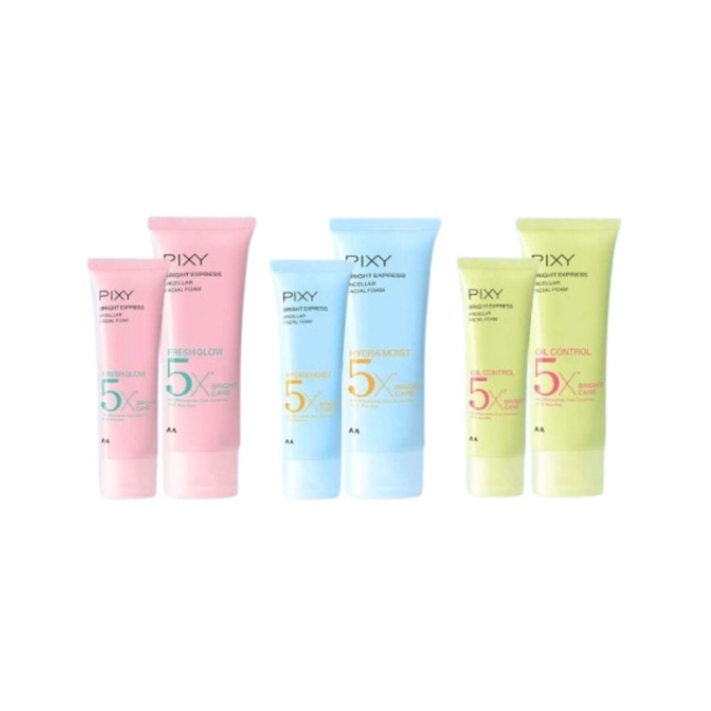 Pixy Bright Express Micellar Facial Foam Series